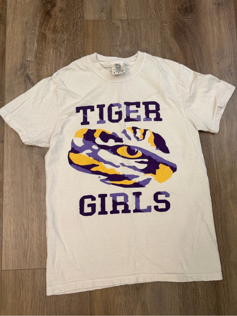 LSU Tiger Girls Comfort Colors Tee